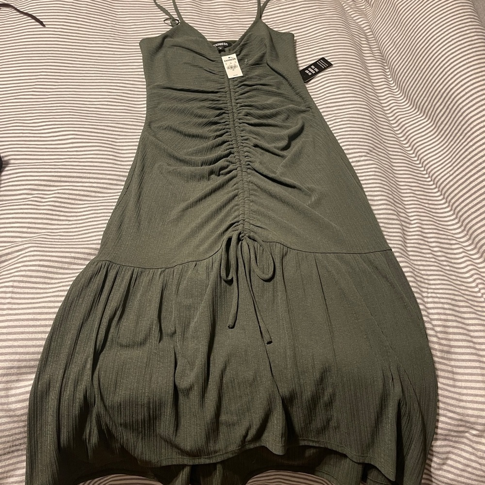 Express fishtail midi dress.